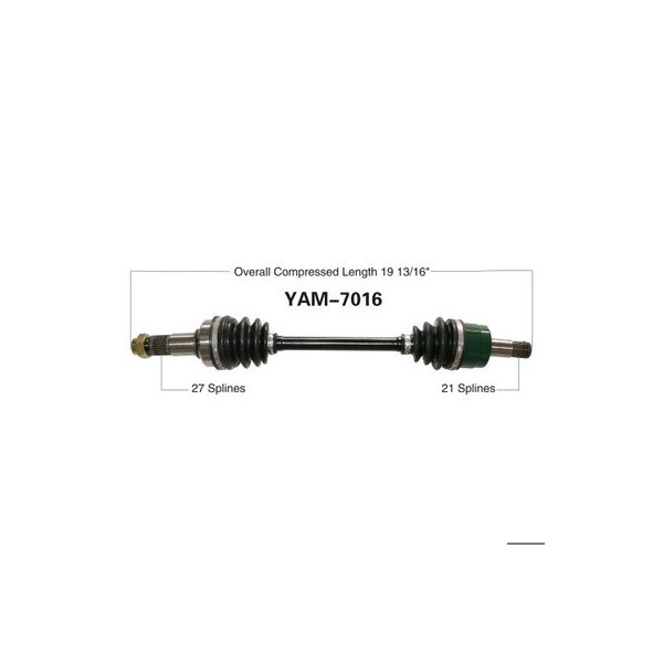 Wide Open OE Replacement CV Axle for YAM FRONT YFM550/700 GRIZZ Fl YAM-7016 - main